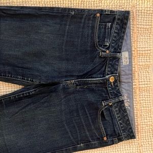 Women’s Gap 1969 dark blue denim jeans, size 30/10a, Long & Lean